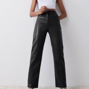 Aritzia Wilfred Melina Leather Pant